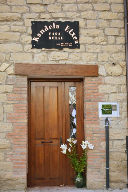Casa Rural Kandela Etxea La puebla de Labarca Εξωτερικό φωτογραφία